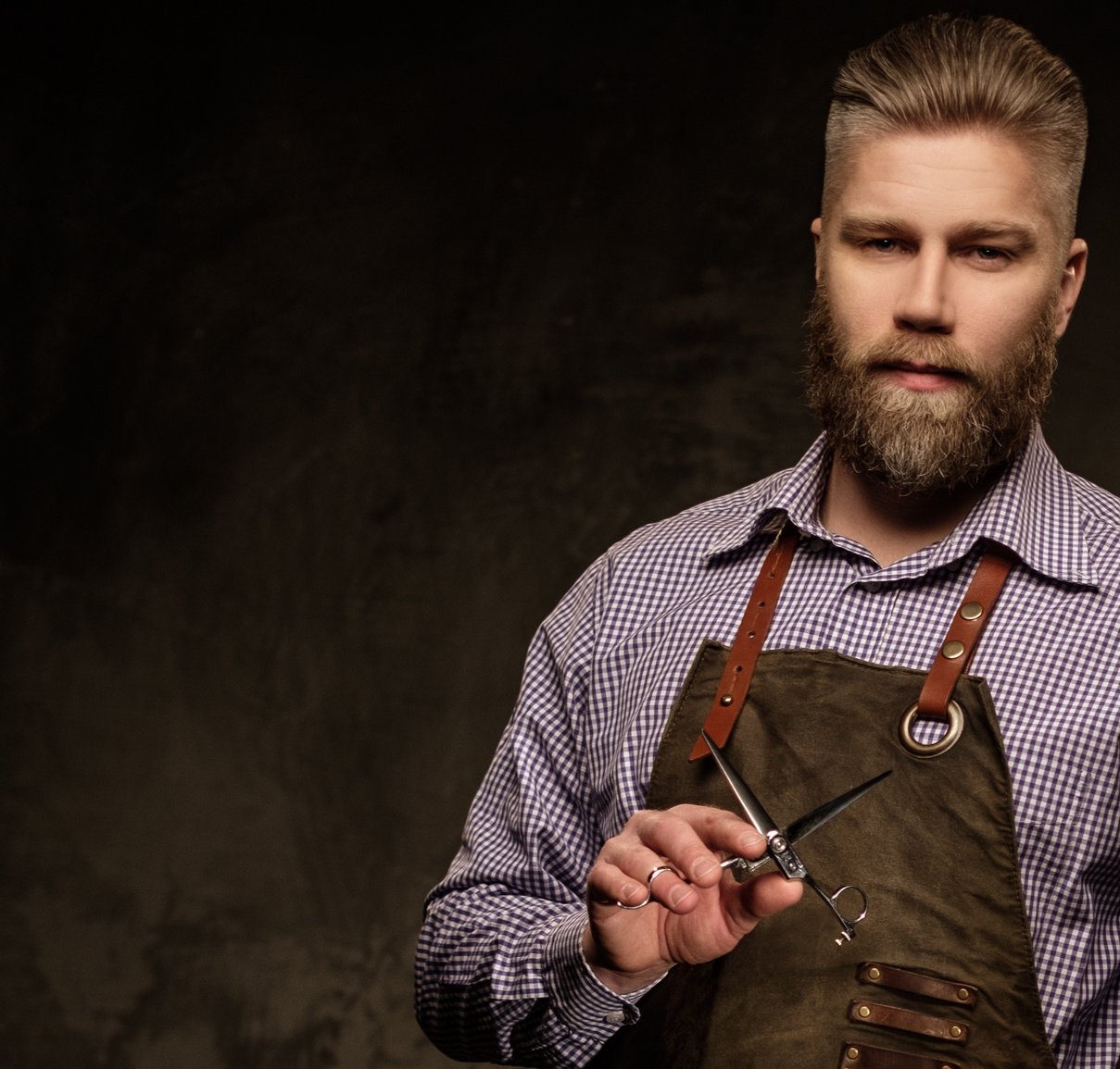 Stylish Barber with Beard 